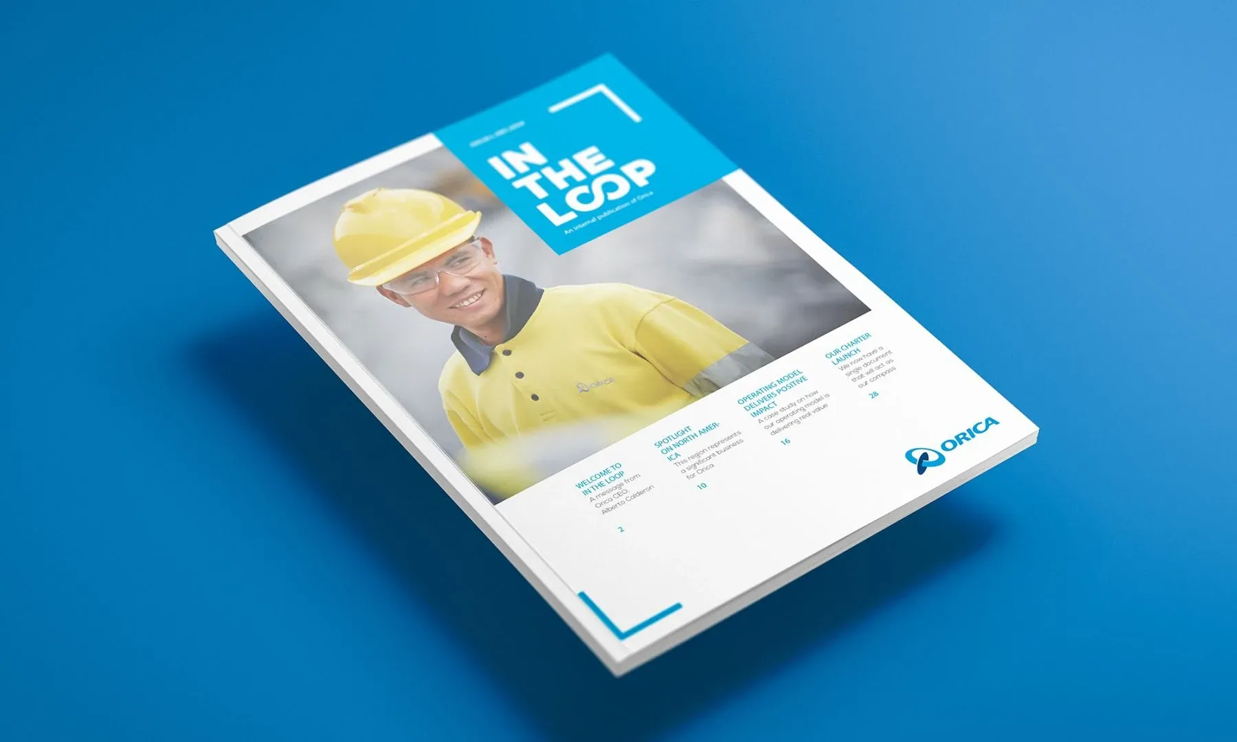 Orica In The Loop employee magazine cover